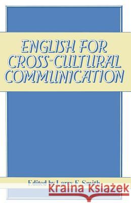 English for Cross-Cultural Communication L. Smith 9781349165742 Palgrave MacMillan