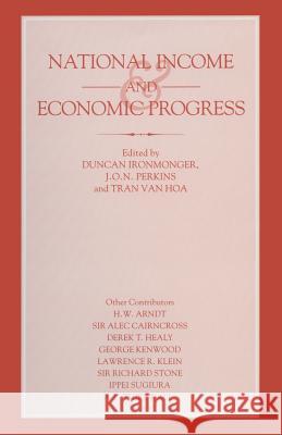 National Income and Economic Progress: Essays in Honour of Colin Clark Perkins, J. O. N. 9781349193424 Palgrave MacMillan