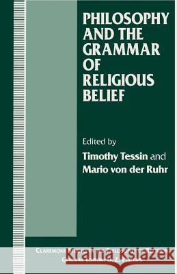 Philosophy and the Grammar of Religious Belief Mario Vo Timothy Tessin 9781349238699