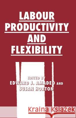 Labour Productivity and Flexibility Edward J. Amadeo Susan Horton 9781349259793 Palgrave MacMillan