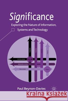 Significance: Exploring the Nature of Information, Systems and Technology Beynon-Davies, P. 9781349324705 Palgrave Macmillan
