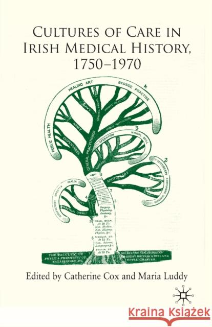 Cultures of Care in Irish Medical History, 1750-1970 C. Cox Maria Luddy  9781349358540 Palgrave Macmillan