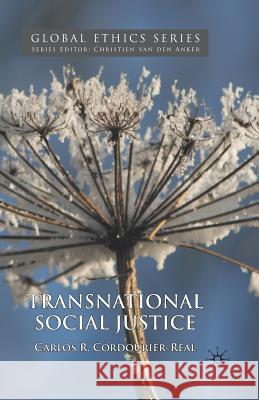 Transnational Social Justice C. Cordourier-Real 9781349367788 Palgrave MacMillan