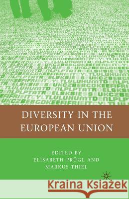 Diversity in the European Union E. Prugl M. Thiel 9781349381975 Palgrave MacMillan