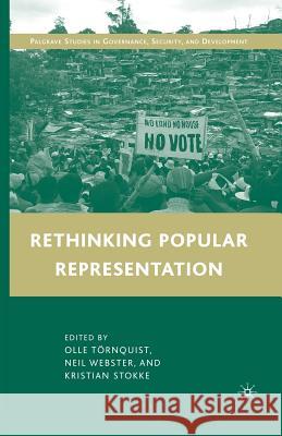 Rethinking Popular Representation O. Tornquist N. Webster K. Stokke 9781349383320 Palgrave MacMillan