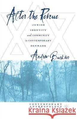 After the Rescue: Jewish Identity and Community in Contemporary Denmark Buckser, A. 9781349386956 Palgrave MacMillan