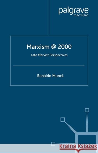 Marx @ 2000: Late Marxist Perspectives Na, Na 9781349409181 Palgrave Macmillan