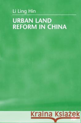 Urban Land Reform in China L. Hin   9781349412112 Palgrave Macmillan