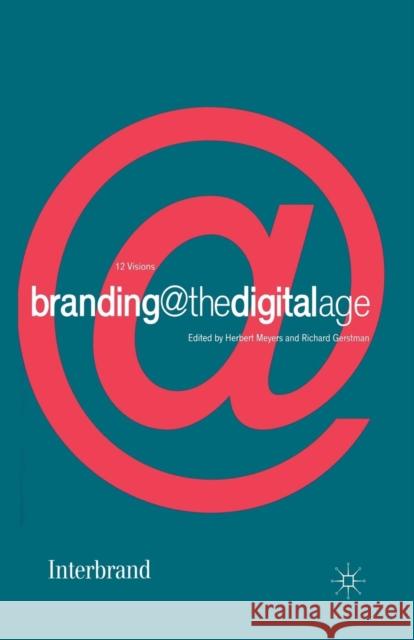 Branding@thedigitalage Meyers, H. 9781349426652 Palgrave MacMillan