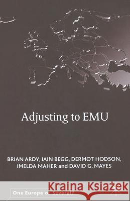 Adjusting to Emu Ardy, B. 9781349432608 Palgrave Macmillan