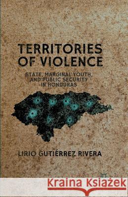 Territories of Violence: State, Marginal Youth, and Public Security in Honduras Gutiérrez Rivera, Lirio 9781349439850