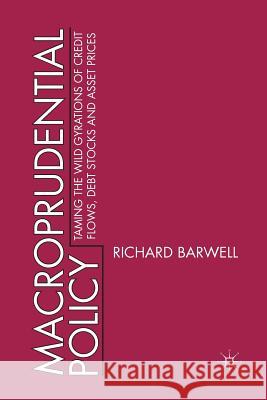 Macroprudential Policy: Taming the Wild Gyrations of Credit Flows, Debt Stocks and Asset Prices Barwell, R. 9781349445691