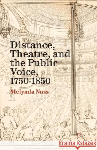 Distance, Theatre, and the Public Voice, 1750-1850 Melynda Nuss M. Nuss 9781349450800 Palgrave MacMillan