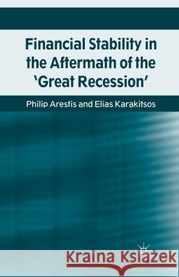 Financial Stability in the Aftermath of the 'Great Recession' P. Arestis E. Karakitsos  9781349462476 Palgrave Macmillan