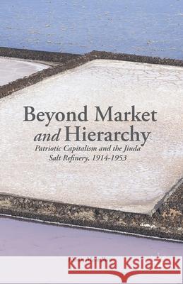 Beyond Market and Hierarchy: Patriotic Capitalism and the Jiuda Salt Refinery, 1914-1953 Man Bun Kwan K. Man-Bun 9781349462988 Palgrave MacMillan