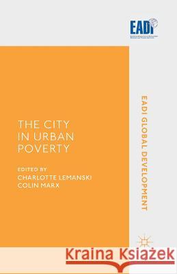 The City in Urban Poverty C. Lemanski C. Marx  9781349474493 Palgrave Macmillan