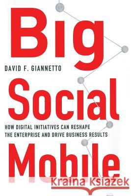 Big Social Mobile: How Digital Initiatives Can Reshape the Enterprise and Drive Business Results Giannetto, D. 9781349488957 Palgrave MacMillan