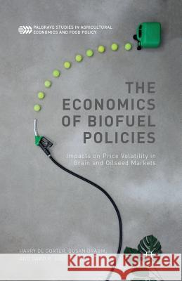The Economics of Biofuel Policies: Impacts on Price Volatility in Grain and Oilseed Markets De Gorter, Harry 9781349490417