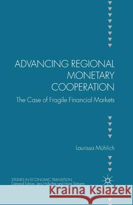 Advancing Regional Monetary Cooperation: The Case of Fragile Financial Markets Mühlich, L. 9781349491070 Palgrave Macmillan