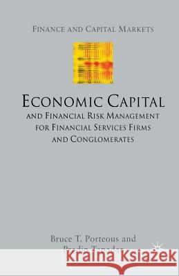 Economic Capital and Financial Risk Management for Financial Services Firms and Conglomerates Bruce Porteous Pradip Tapadar  9781349518388 Palgrave Macmillan