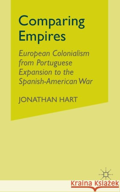 Comparing Empires: European Colonialism from Portuguese Expansion to the Spanish-American War Hart, J. 9781349526642 Palgrave MacMillan