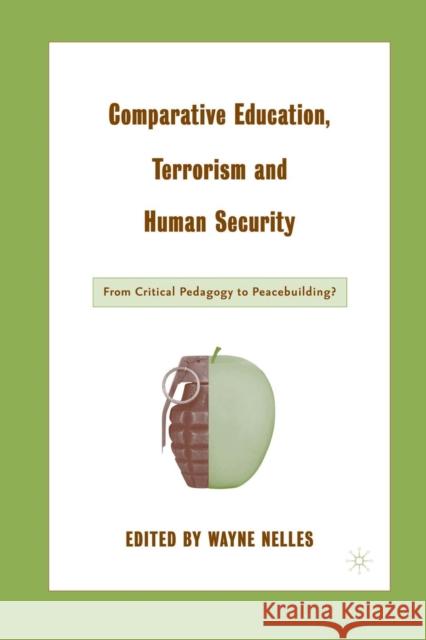 Comparative Education, Terrorism and Human Security: From Critical Pedagogy to Peacebuilding? Nelles, W. 9781349527922