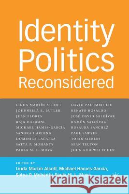 Identity Politics Reconsidered L. Alcoff M. Hames-Garcaa S. Mohanty 9781349528103 Palgrave MacMillan