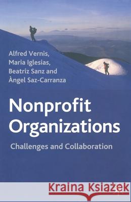 Nonprofit Organizations: Challenges and Collaboration Vernis, Alfred 9781349540785 Palgrave Macmillan