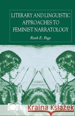 Literary and Linguistic Approaches to Feminist Narratology R Page   9781349542581 Palgrave MacMillan