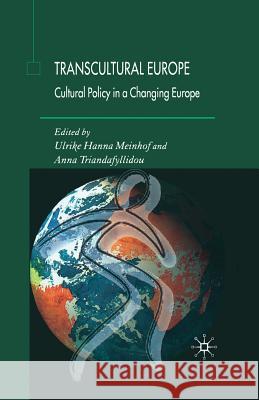 Transcultural Europe: Cultural Policy in a Changing Europe Meinhof, U. 9781349546145 Palgrave Macmillan