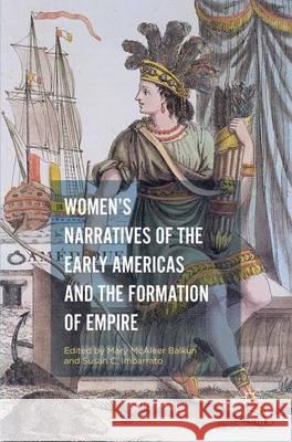 Women's Narratives of the Early Americas and the Formation of Empire Mary McAleer Balkun Susan C. Imbarrato  9781349581023