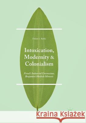 Intoxication, Modernity, and Colonialism: Freud's Industrial Unconscious, Benjamin's Hashish Mimesis Bjelic, Dusan I. 9781349957217 Palgrave Macmillan