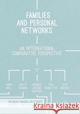 Families and Personal Networks: An International Comparative Perspective Wall, Karin 9781349957781 Palgrave MacMillan