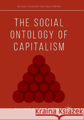 The Social Ontology of Capitalism Daniel Krier Mark P. Worrell 9781349958917 Palgrave MacMillan