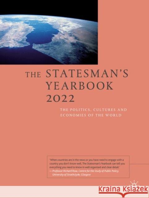 The Statesman's Yearbook 2022: The Politics, Cultures and Economies of the World Palgrave MacMillan 9781349960446 Palgrave Macmillan