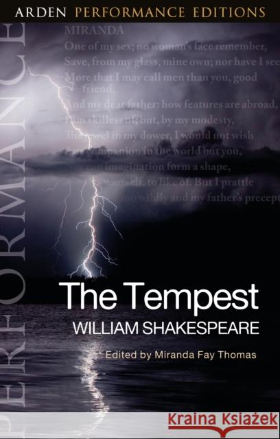 The Tempest: Arden Performance Editions William Shakespeare Miranda Fay Thomas Abigail Rokison-Woodall 9781350133952