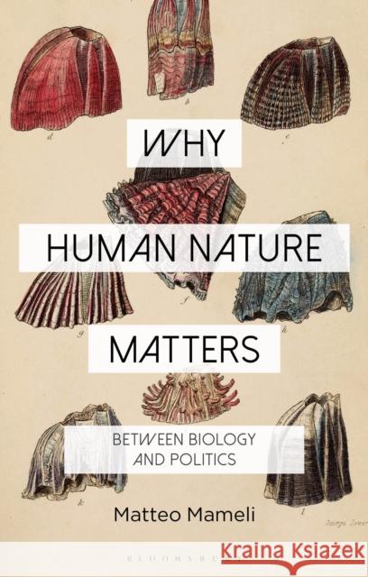 Why Human Nature Matters: Between Biology and Politics Dr Matteo Mameli 9781350189751 Bloomsbury Publishing PLC