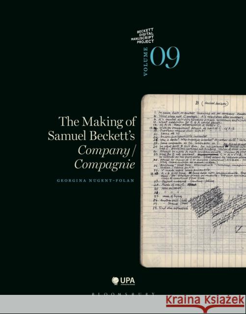 The Making of Samuel Beckett's Company/ Compagnie Georgina Nugent-Folan Dirk Va Mark Nixon 9781350214477 Bloomsbury Publishing PLC