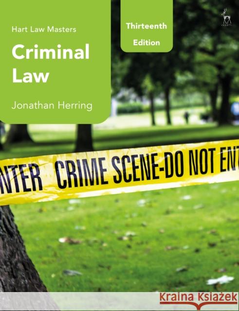 Criminal Law Jonathan (University of Oxford, UK) Herring 9781350356542