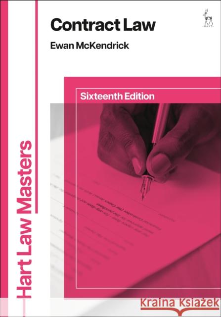 Contract Law Ewan McKendrick 9781350508217 Hart Publishing