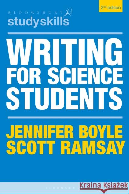 Writing for Science Students  9781350932678 Bloomsbury Publishing PLC