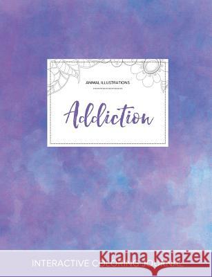 Adult Coloring Journal: Addiction (Animal Illustrations, Purple Mist) Courtney Wegner 9781357599416 Adult Coloring Journal Press