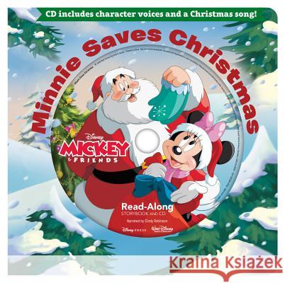 Minnie Saves Christmas Read-Along Storybook & CD Disney Book Group                        Disney Storybook Art Team 9781368022347 Disney Press