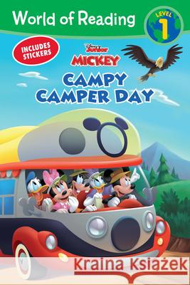 World of Reading: Mickey Mouse Mixed-Up Adventures Campy Camper Day (Level 1 Reader) Disney Book Group                        Disney Storybook Art Team 9781368044899 Disney Press