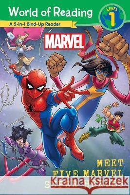 World of Reading: Meet Five Marvel Super Heroes Marvel Press Book Group 9781368073677 Marvel Press