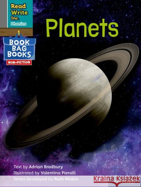 Read Write Inc. Phonics: Grey Set 7 NF Book Bag Book 11 Planets Adrian Bradbury Valentina Pieralli  9781382001007 Oxford University Press