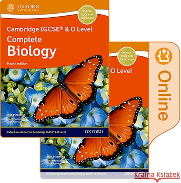 Cambridge IGCSE® & O Level Complete Biology: Print and Enhanced Online Student Book Pack Fourth Edition Pickering, Ron 9781382005753