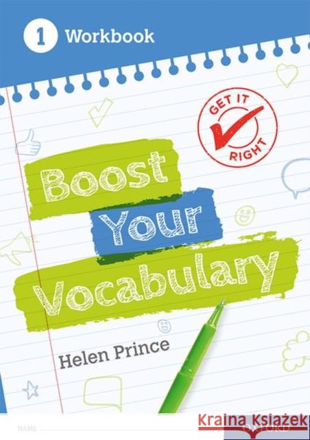 Get It Right: Boost Your Vocabulary Workbook 1 (Pack of 15) Prince, Helen 9781382014205 Oxford University Press