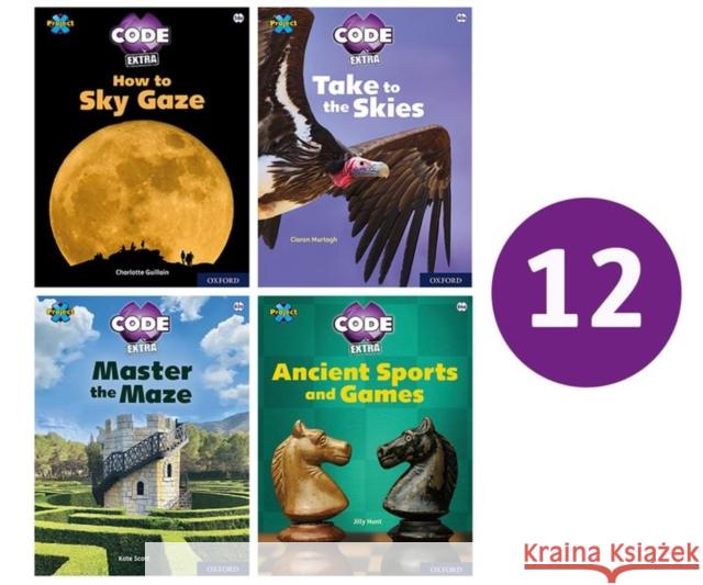 Project X CODE Extra: White and Lime Book Bands, Oxford Levels 10 and 11: Sky Bubble and Maze Craze, Class Pack of 12 Ciaran Murtagh Kate Scott Jilly Hunt 9781382017091 Oxford University Press