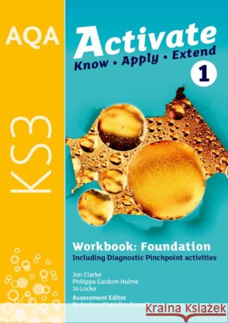AQA Activate for KS3: Workbook 1 (Foundation)    9781382030137 Oxford University Press